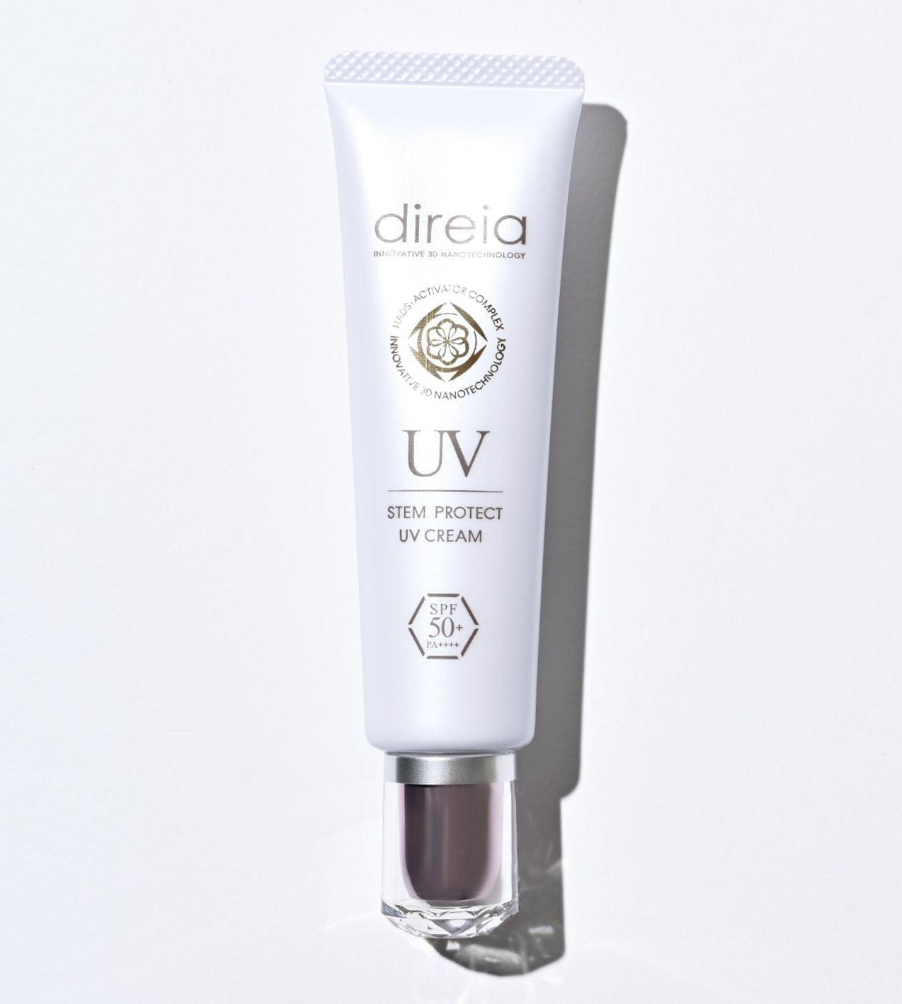 Direia's Stem UV Protection Cream SPF 50+ | Made in Japan